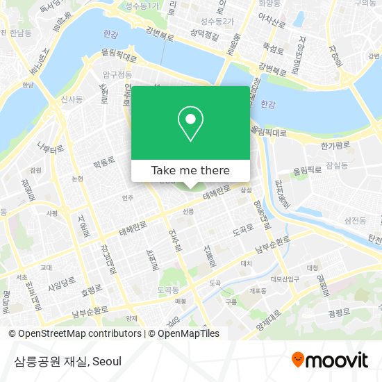 삼릉공원 재실 map
