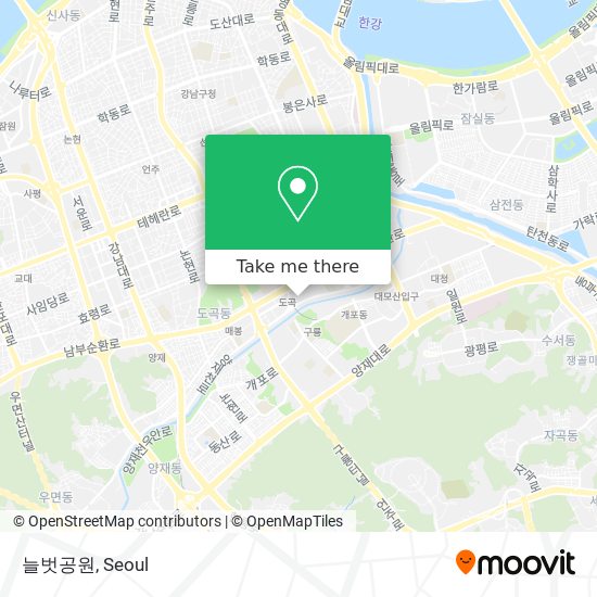 늘벗공원 map