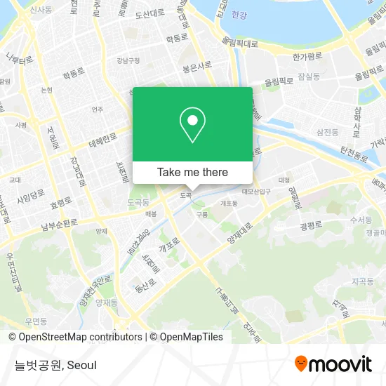 늘벗공원 map