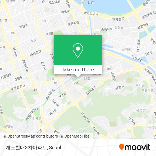 개포현대3차아파트 map