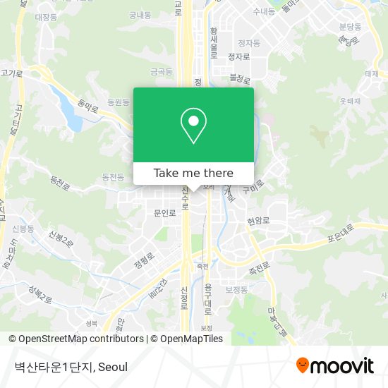 벽산타운1단지 map