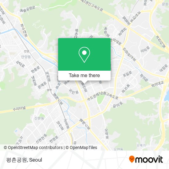평촌공원 map