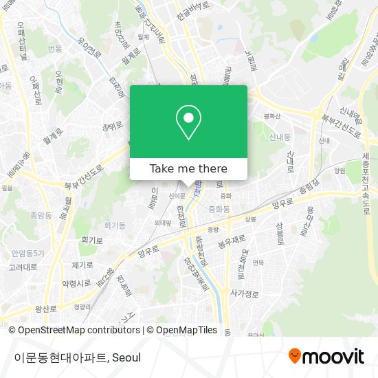 이문동현대아파트 map