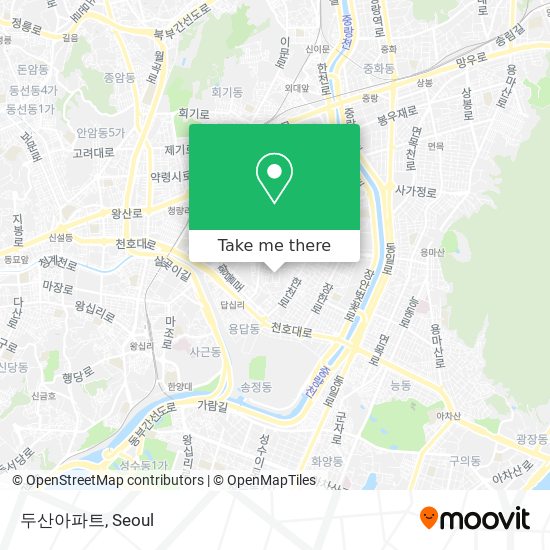 두산아파트 map
