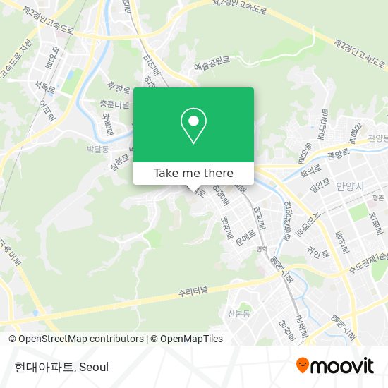 현대아파트 map