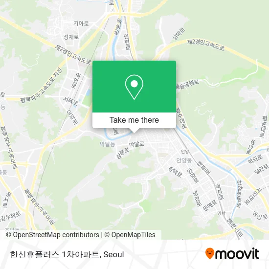 한신휴플러스 1차아파트 map