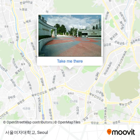 서울여자대학교 map