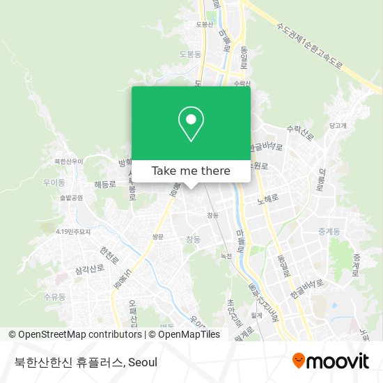 북한산한신 휴플러스 map