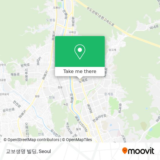 교보생명 빌딩 map