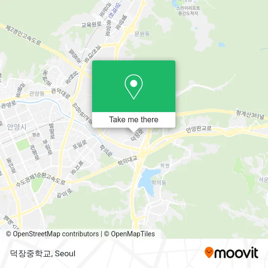 덕장중학교 map