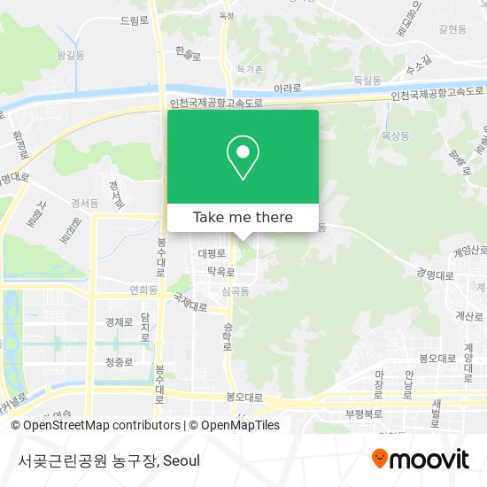 서곶근린공원 농구장 map