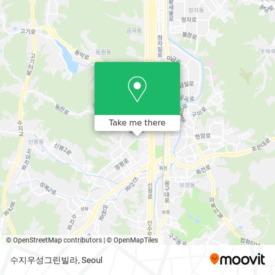 수지우성그린빌라 map