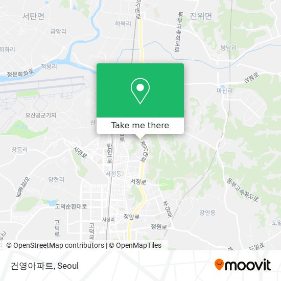 건영아파트 map