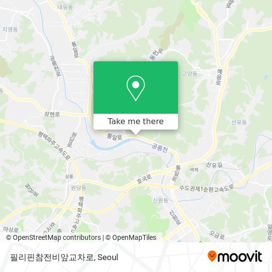 필리핀참전비앞교차로 map