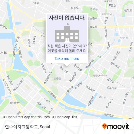 연수여자고등학교 map