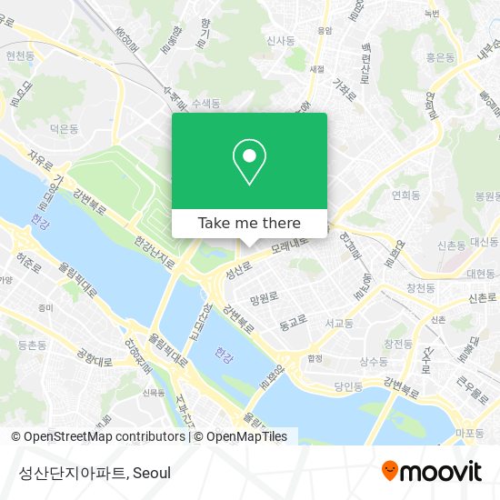 성산단지아파트 map