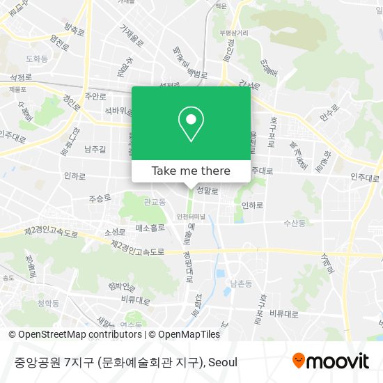 중앙공원 7지구 (문화예술회관 지구) map