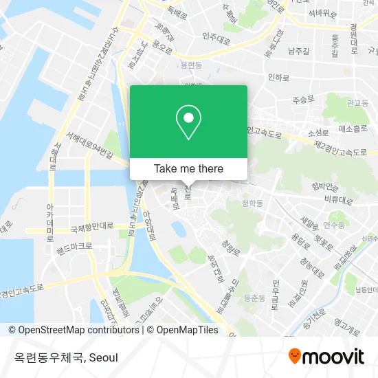 옥련동우체국 map