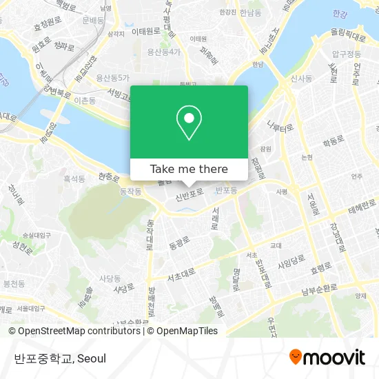 반포중학교 map