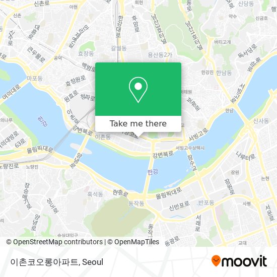이촌코오롱아파트 map