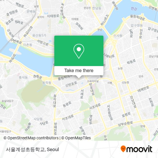 서울계성초등학교 map
