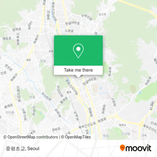 중평초교 map