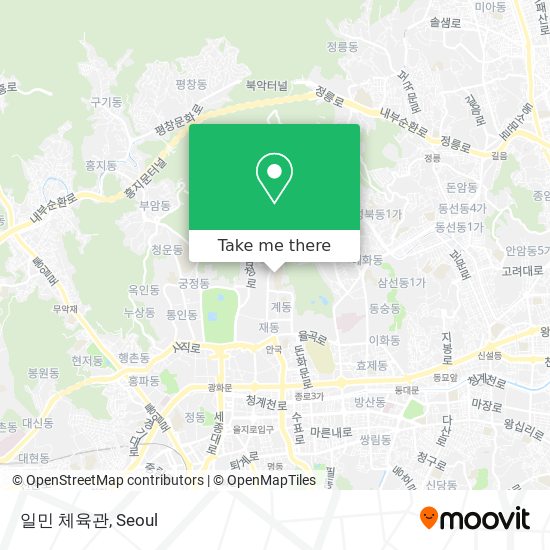 일민 체육관 map