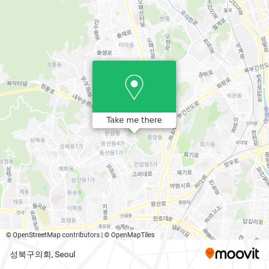 성북구의회 map