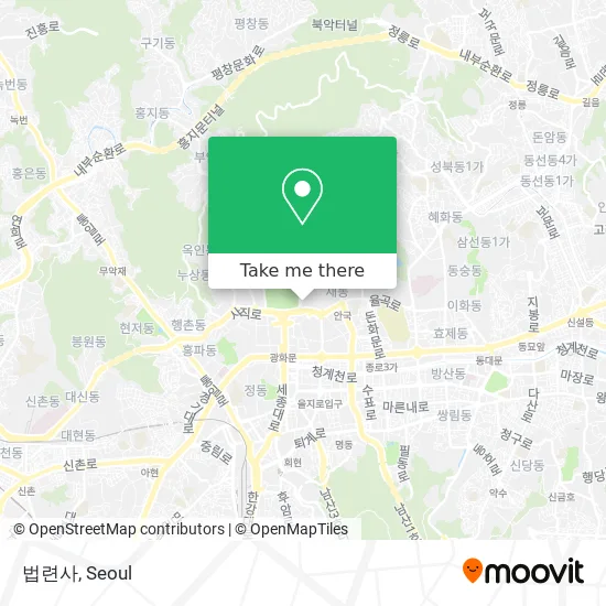 법련사 map