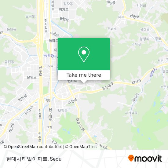 현대시티빌아파트 map