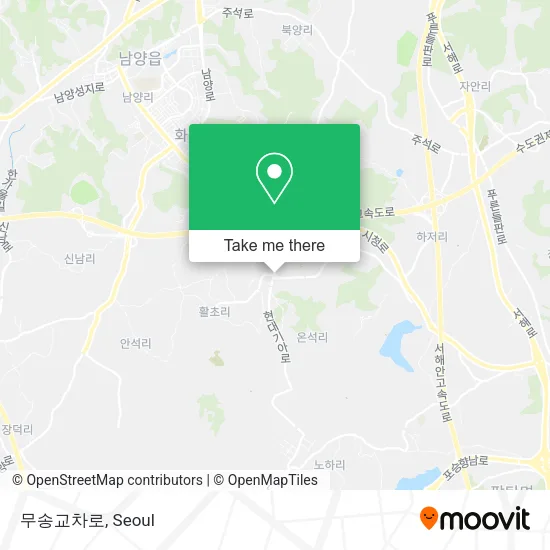 무송교차로 map