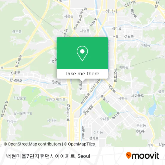 백현마을7단지휴먼시아아파트 map