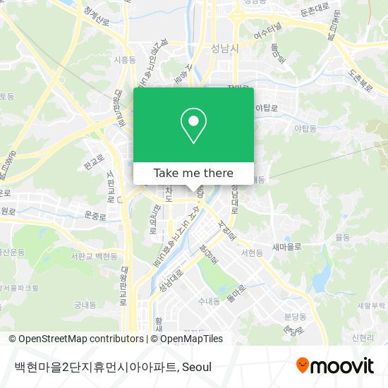 백현마을2단지휴먼시아아파트 map