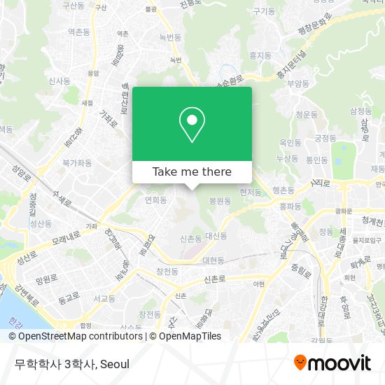 무학학사 3학사 map