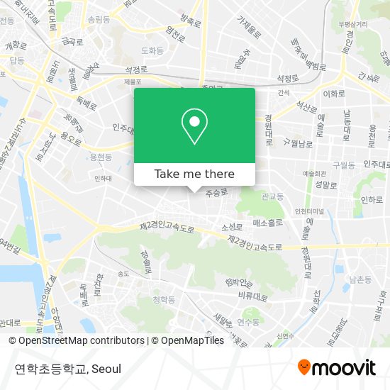 연학초등학교 map