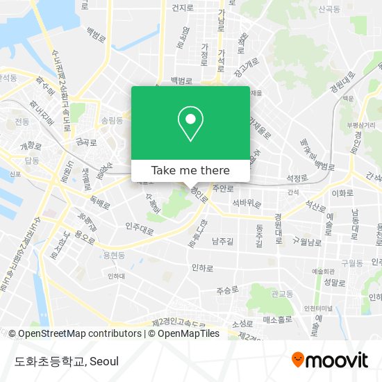 도화초등학교 map