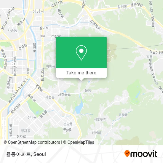 율동아파트 map
