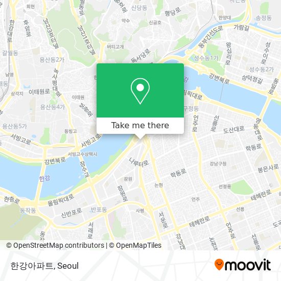 한강아파트 map