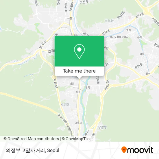 의정부교앞사거리 map