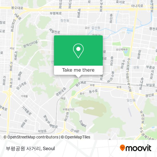 부평공원 사거리 map