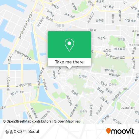 풍림아파트 map