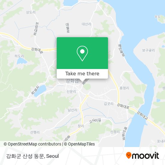 강화군 산성 동문 map