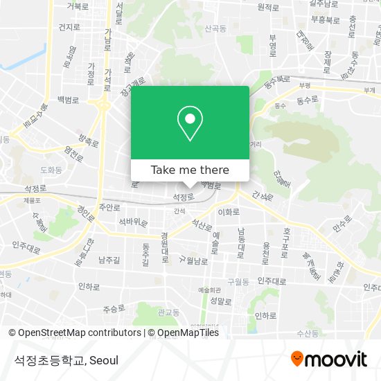 석정초등학교 map