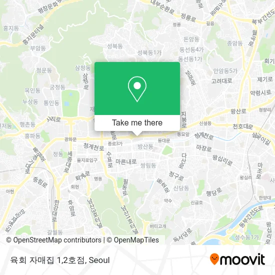 육회 자매집 1,2호점 map
