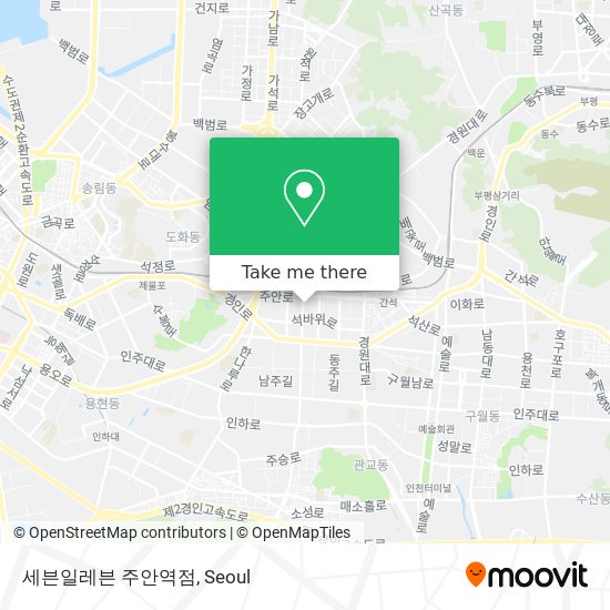 세븐일레븐 주안역점 map