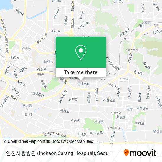 인천사랑병원 (Incheon Sarang Hospital) map