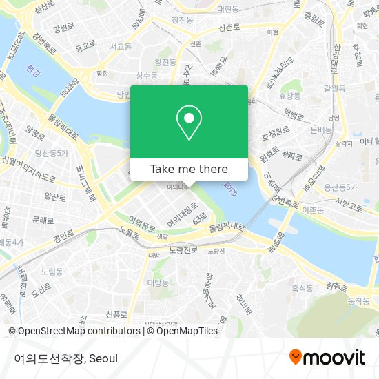 여의도선착장 map