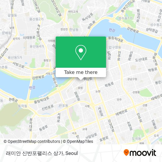 래미안 신반포팰리스 상가 map