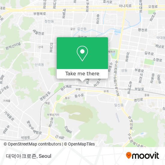 대덕아크로죤 map