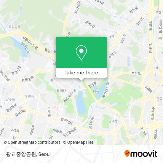 광교중앙공원 map